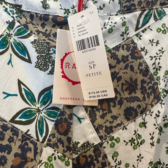 Anthropologie NWT Maxie skirt size small petite patchwork one of a kind - Picture 4 of 9